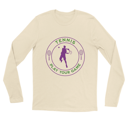 Premium Longsleeve T-shirt - Tennis Focus - Play Your Game - Men