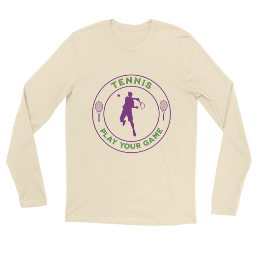 Premium Longsleeve T-shirt - Tennis Focus - Play Your Game - Men