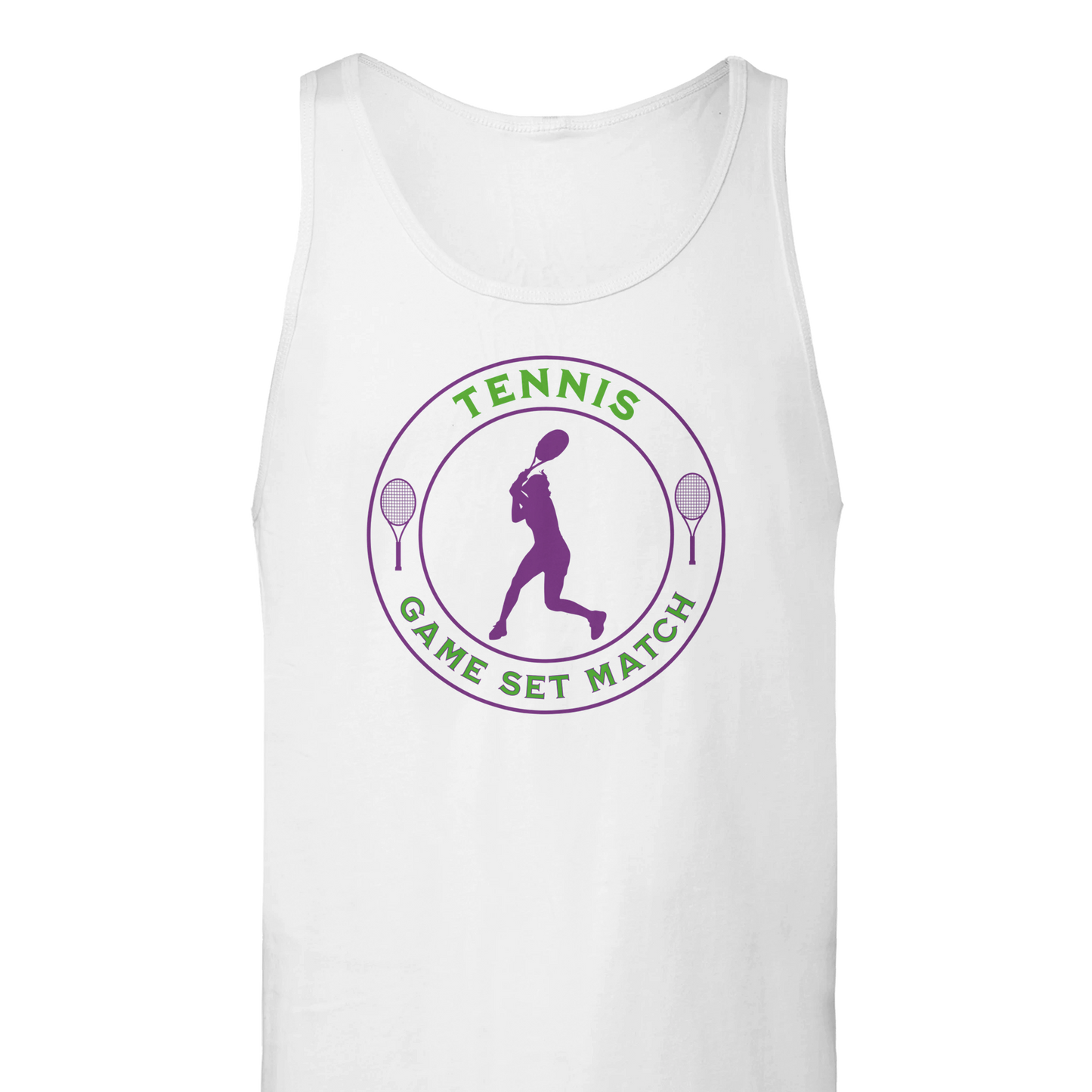 Premium Tank Top - Tennis focus - Game Set Match - Women