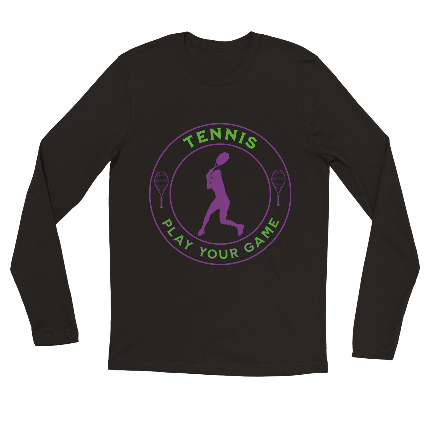 Premium Longsleeve T-shirt - Tennis Focus - Play Your Game - Women