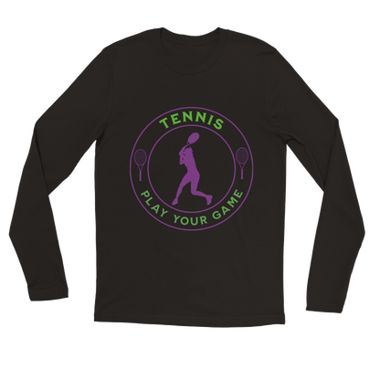 Premium Longsleeve T-shirt - Tennis Focus - Play Your Game - Women