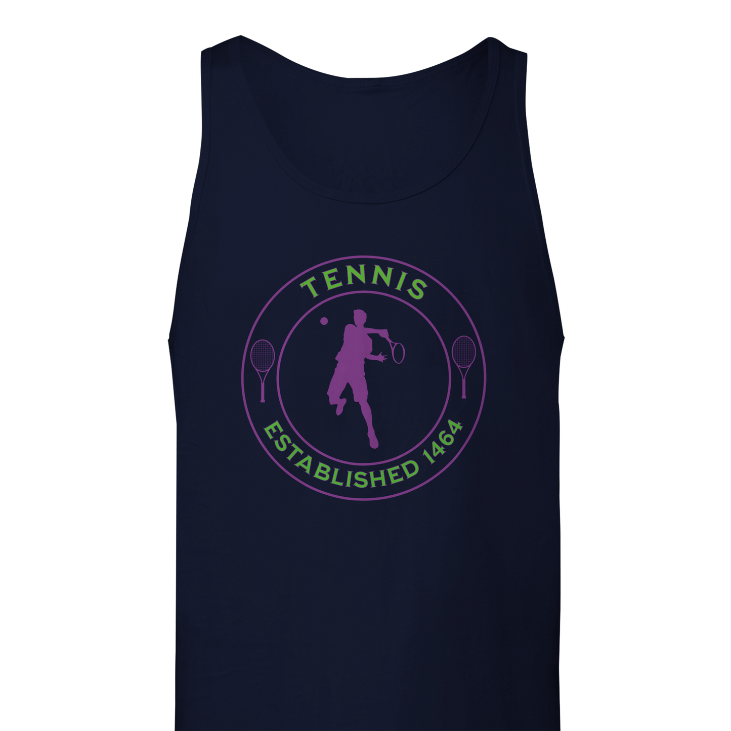 Premium Unisex Tank Top - Tennis focus - Established 1464 - Men